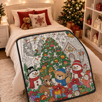 Couverture à colorier réutilisable et lavable pour enfants, motif dinosaure, couverture à dessiner soi-même, couverture à colorier DIY, activité éducative, cadeau pour enfants