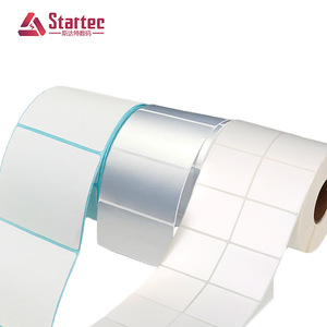 Papier autocollant thermique direct Zebra/<span class=keywords><strong>Dymo</strong></span>, étiquettes semi-brillantes pour impression par transfert thermique, rouleau d'étiquettes vierges en PP pour imprimante d'étiquettes - Product Image 1