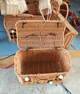 Cesto Regalo Multifunzionale Rettangolare in <span class=keywords><strong>Rattan</strong></span> Sintetico Ecologico, Design Moderno e Semplice, Prezzo di Fabbrica - Product Image 5