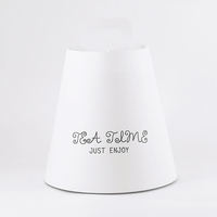 Nuevo diseño de soporte transparente para pasteles, postre, caja blanca para cupcakes