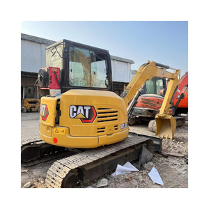 Mini-excavatrice CAT 303.5E de 3,5 tonnes avec godet de terrassement, machine de terrassement hydraulique sur chenilles - Product Image 1
