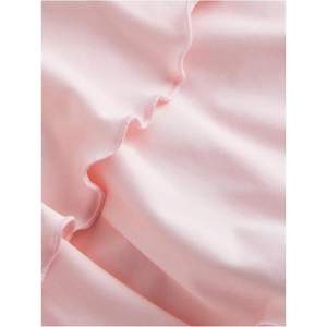 Jupe courte à volants taille haute pour femme avec short intégré, style étagé en mousseline - Product Image 4