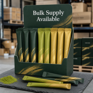 Sachets de Matcha aux Saveurs Exotiques Série Fruits Thé Vert Bio en Sachets Individuels Prêts à l'emploi – Services OEM ODM Disponibles - Product Image 1
