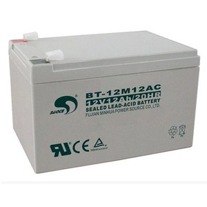 Fujian Minhua Power Source BT-12M12AC <b>12V</b> 12Ah Sealed Lead Acid <b>Battery</b> For Fire Protection Security Elevator Use - Product Image 1