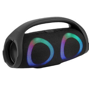 Caja de música MP3 con luz LED RGB de graves de 20W, <span class=keywords><strong>Boombox</strong></span> portátil inalámbrico USB AUX, Audio de ordenador de alta calidad para cine en casa al aire libre - Product Image 1