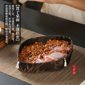 <b>Bamboo</b> Woven Storage Tray Polygon Shape For Living Room Neatening Guizhou Origin YY0498 - Product Image 5