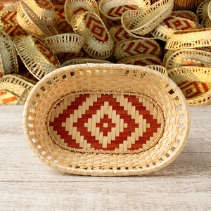 Cesta de Almacenamiento de Bambú, Decoración Navideña Natural y Regalo, Cesta Económica para Uso Diario, Estilo Europeo, VINACRAFT.,JSC Nature, Ahumada - Product Image 1