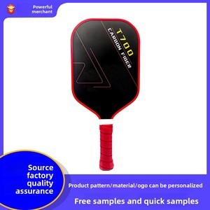 Raquette de pickleball Ksitig Clod Cut Black 10,5 mm d'épaisseur, durable, compétition, texture en fibre de carbone 3D, surface mate rugueuse, tissu - Product Image 4