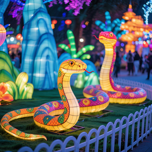 Linterna con Forma de Serpiente, Impermeable, Decoraciones Festivas para el Día de los Inocentes, Pascua, Día del Padre, Año Nuevo Chino - Duradera - Product Image 6