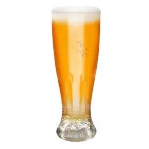 闪光发光二极管牢不可破啤酒杯24盎司塑料可重复使用发光二极管啤酒杯，适用于室内和室外