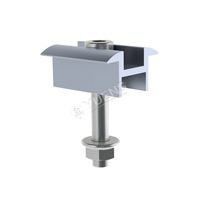 Serre-câble central solaire en aluminium Yuens 30mm 35mm 40mm, accessoire pour système de fixation PV, serre-câble d'extrémité, surface anodisée