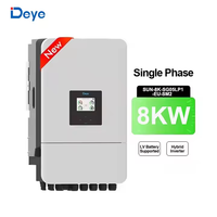 Meilleure utilisation domestique 8kw/20kwh système solaire PV hybride onduleur Deye 8KW batterie Deye Trina panneau solaire système de stockage d'énergie solaire