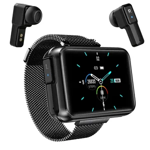 2in1 Waterproof Smartwatch TWS BT Earbud Smart watch with photo camera HD full Screen Earbuds Smart Watch