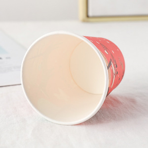 Gobelet en papier personnalisé imprimé en couleur pour <span class=keywords><strong>anniversaire</strong></span> Gobelet en papier jetable pour fête de mariage - Product Image 4