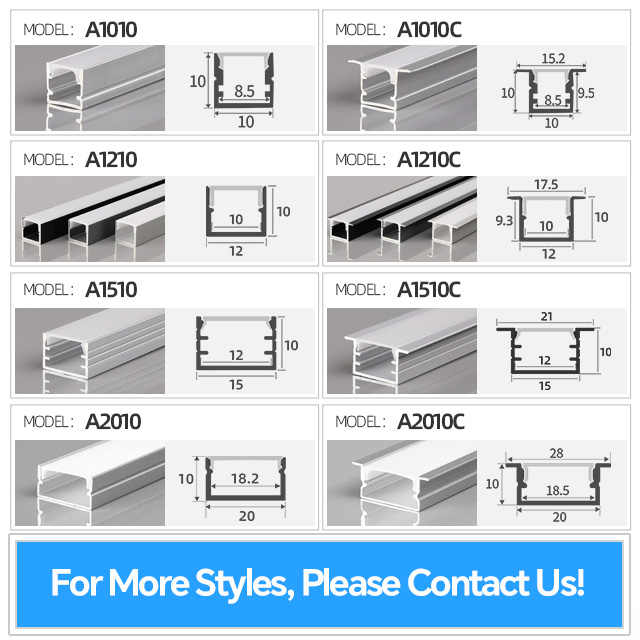 A1707C LED Aluminum Profile - Durable & Efficient Lighting