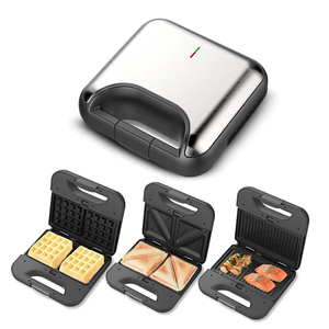 Aifa smart 3 in 1 macchina per Sandwich per la casa in acciaio inox <span class=keywords><strong>tostapane</strong></span> con piastra antiaderente rimovibile griglia elettrica - Product Image 2