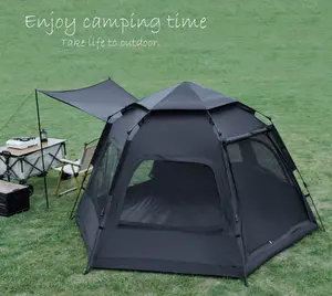 Outdoor Quick Open Waterproof Large Family Camping Tent Room Tent
