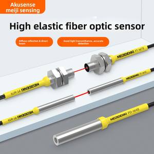 AKUSENSE Sonda de Sensor de Fibra Óptica de Alta Elasticidad, Reflexión Difusa, Haz Pasante, 0,1 ms, de Respuesta Tiempo, 5V, 0,1 - Product Image 2