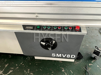 Scie à panneaux automatique HYSEN CHINA 45/90 degrés, machine à découper le bois, scie à table coulissante SMV8D pour le bois