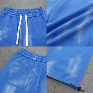 Pantalons de survêtement vintage droits mi-lourds personnalisés pour hommes, délavés au <span class=keywords><strong>soleil</strong></span>, streetwear en coton, pantalons surdimensionnés, haute qualité, vente en gros - Product Image 5