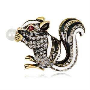 Broches de Ardilla con Diseño Moderno y Dulce para Chicas, Broches Elegantes y a <span class=keywords><strong>la</strong></span> Moda, Joyería para Mujeres, Accesorios para Damas, Venta al por Mayor - Product Image 4