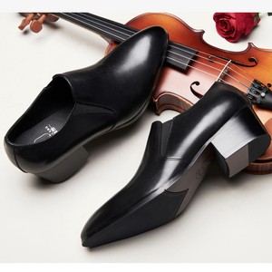 Zapatos de Cuero Genuino con Punta en Pico, Estilo Británico Coreano para Hombre, 2026, Aumentan la Estatura, Casuales, Formales, de Negocios - Product Image 1