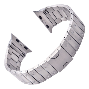 Bracelet de montre JAETIUM de luxe en acier inoxydable pour Apple Watch Ultra 2 9 8 7 SE, bracelet à maillons métalliques avec design à vis, 49 mm 45 mm 44 mm - Product Image 4