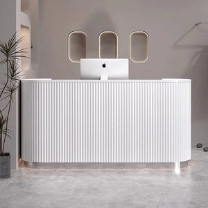 Стойка ресепшн LR-RD-018 современного дизайна для отелей, салонов красоты и коммерческих помещений - Product Image 2