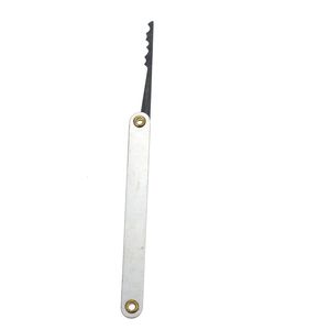 YH9232 serie de práctica de candado transparente 12 Uds herramientas de cerrajería con juego de pasadores de bloqueo de desbloqueo de llave - Product Image 3