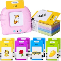 Kartu Flash Plastik Edukatif untuk Anak Usia 3-6 Tahun, Laki-laki Perempuan, Pembelajaran Prasekolah, Montessori, Hadiah Interaktif