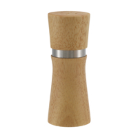 Ensemble de salières et poivrières en bois d'hévéa naturel, écologiques, 80 ml, pour la maison et la cuisine, moulin à poivre manuel