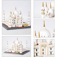 Wange 5211 Taj Mahal Agra – Blocs de construction de qualité supérieure, modèle architectural de monument urbain, décoration de bureau, jouet, accessoires pour la maison