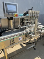 Machine de remplissage automatique de bouteilles de détergent crème à haute viscosité à 6 têtes avec une grande précision 0.5%