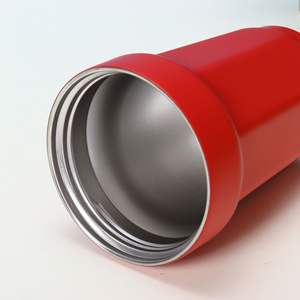 Nouvelle tasse à café de voyage isotherme en acier inoxydable 304 de 12 oz/16 oz pour l'extérieur, design 2-en-1 avec couvercle - Product Image 4