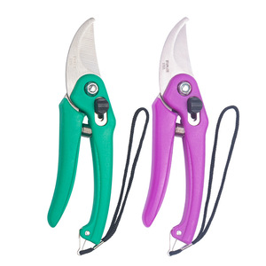 Garden Pruning Shears Stainless Steel Bypass Green Handle For Flower Branch Cutting - Product Image 4