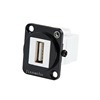 อะแดปเตอร์ D-Sub รุ่น T160-2 ช่องเสียบ USB Type A แบบติดตั้งบนแผง IP20 สำหรับติดผนัง - Product Image 5