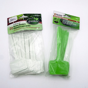 Plastic Desk Label Cutout Irregular Shape Three Piece Set Anti Slip For Office Garden Decoration Minimalist Design - Product Image 2