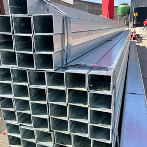 Tubería de <span class=keywords><strong>Acero</strong></span> Cuadrada Galvanizada para Estructura de Cobertizo S355j2h, Tubo de <span class=keywords><strong>Acero</strong></span> Rectangular Galvanizado por Inmersión en Caliente, Tubo ERW Galvanizado - Product Image 4