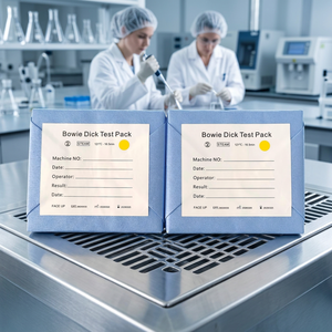 Confezione di Test Bowie Dick per la Pulizia e la Disinfezione di Strumenti Dentali Certificati BD <span class=keywords><strong>Autoclave</strong></span> per Cliniche Odontoiatriche - Product Image 3