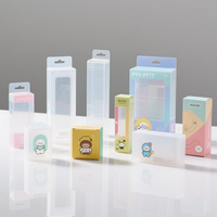 Boîte cadeau pliable en plastique PET, boîte transparente en PVC, boîte de présentation transparente pour l'emballage de cadeaux, d'artisanat et de cosmétiques