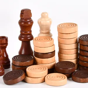 Bán chạy nhất chất lượng cao bằng gỗ cờ vua thiết lập với bảng gấp Bán Buôn Đồ chơi truyền thống cho người lớn bé trò chơi