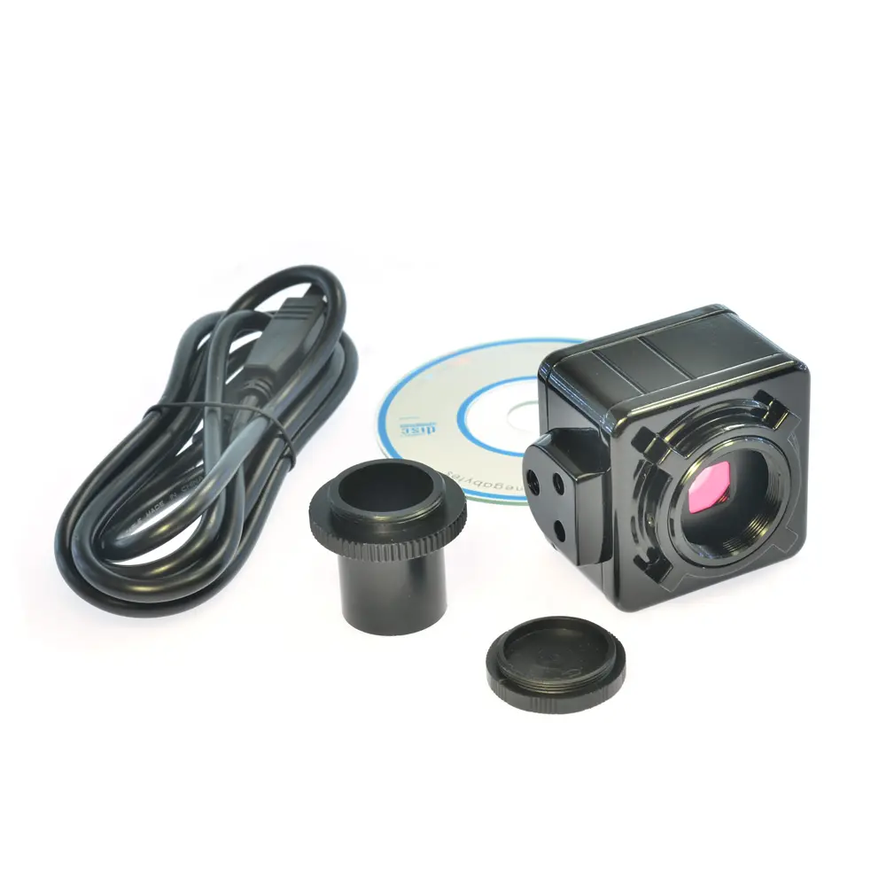 Caméra CMOS USB 5.0MP Microscope oculaire numérique électronique pilote gratuit/logiciel de mesure haute résolution pour WIN10/7/8