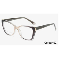Montures optiques pour lunettes Haoya AC7010 pour femmes, monture tendance en TR90, branches en acétate, cinq couleurs, toutes les formes de visage, fabriqué en Chine