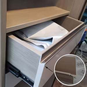 Juego Completo de Gabinetes de Cocina Modulares Modernos de Alta Gama en MDF con Encimera de Resina, Grifo y Cesta de Cajón para Apartamentos y Villas - Product Image 5