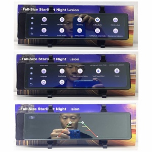 Caméra embarquée DVR pour voiture avec écran IPS de 12 pouces et 9,66 pouces, double objectif, montage sur rétroviseur, caméra de recul étanche - Product Image 5