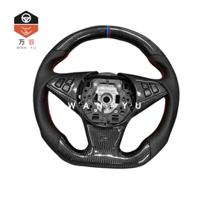 <span class=keywords><strong>Volant</strong></span> en cuir et fibre de carbone pour <span class=keywords><strong>E60</strong></span> Série 5/6 M5/M6, compatible universel, avec affichage LED - Product Image 3