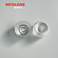Lentille optique de 20 mm pour LED 5050 rouge et bleu à 4 puces, lentille à spot focalisé 30 °   Appareil de photothérapie pour la beauté