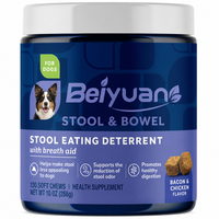 Poudre de supplément pour chiens pour le soutien de l'articulation de la hanche, enrichie en Calcium, Phosphore, Vitamine D, pour toutes races et tous âges, sans céréales, riche en protéines, pour chiens sensibles