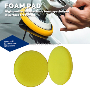 EVERTOOL Tampone in Schiuma per Lucidatura Auto, Spugna Gialla per Lucidatrice Rotativa, Correzione Vernice e Dettagli Auto - Product Image 6