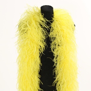 5 plis 10-15 cm <span class=keywords><strong>plume</strong></span> d'autruche Boa écharpe <span class=keywords><strong>plume</strong></span> pour fête mariage mode robes vêtements Costumes décoration noël - Product Image 6
